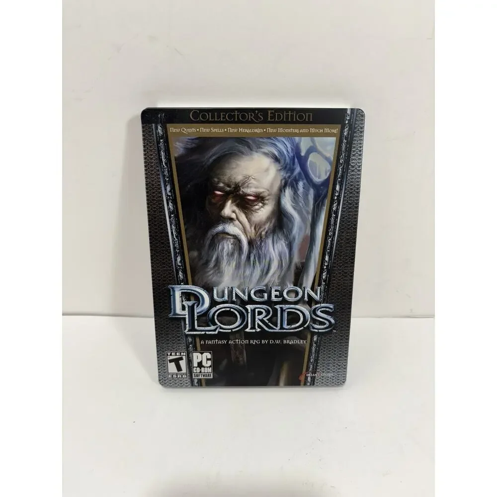 Dungeon Lords: Collector's Edition (PC,‎ 2006, Dreamcatcher) Steelbook